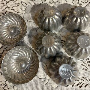 Vintage Jell-o Jello Mold Set